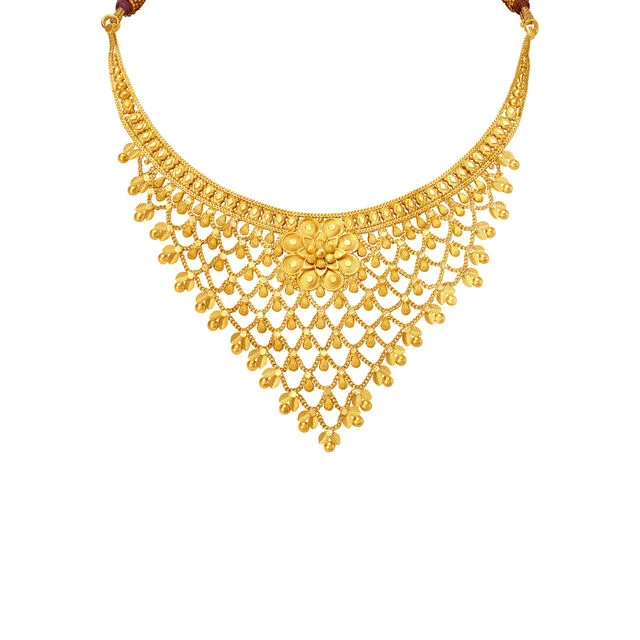 Floral Gold Necklace